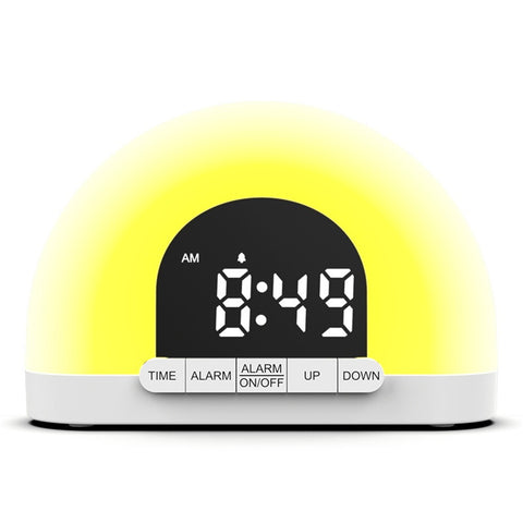 Réveil lumineux lever de soleil
