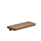 Étagère murale en noyer sans perçage (30 cm)