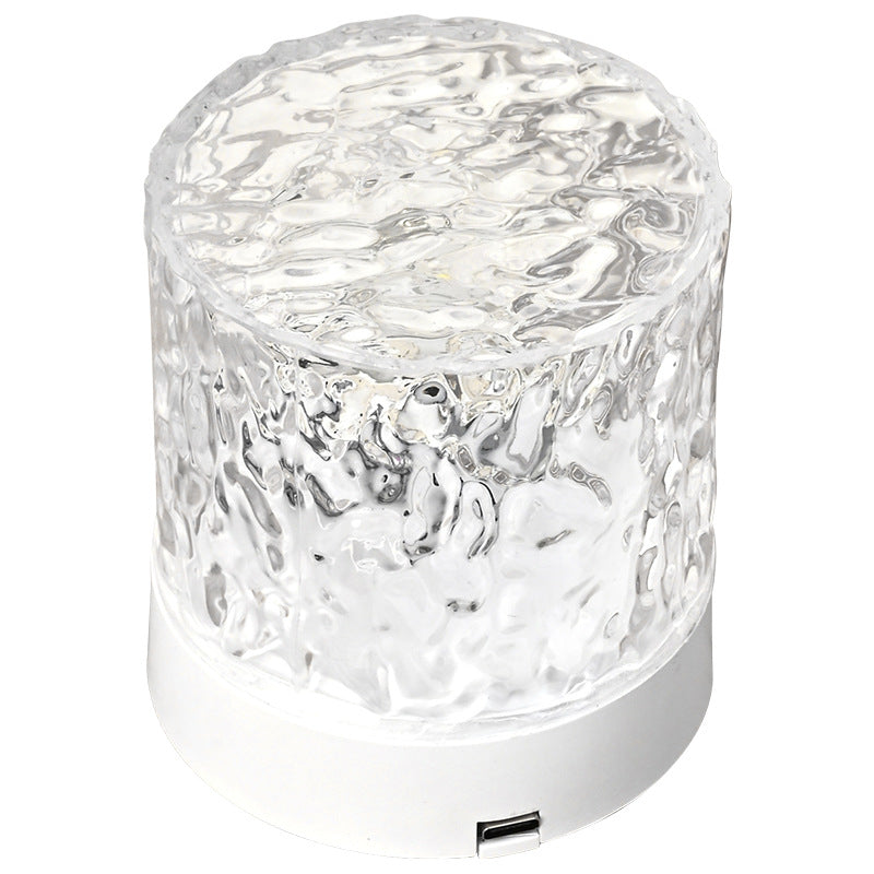Lampe cristal effet vagues (16 couleurs)